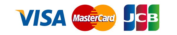 主要なクレジットカードに対応しております