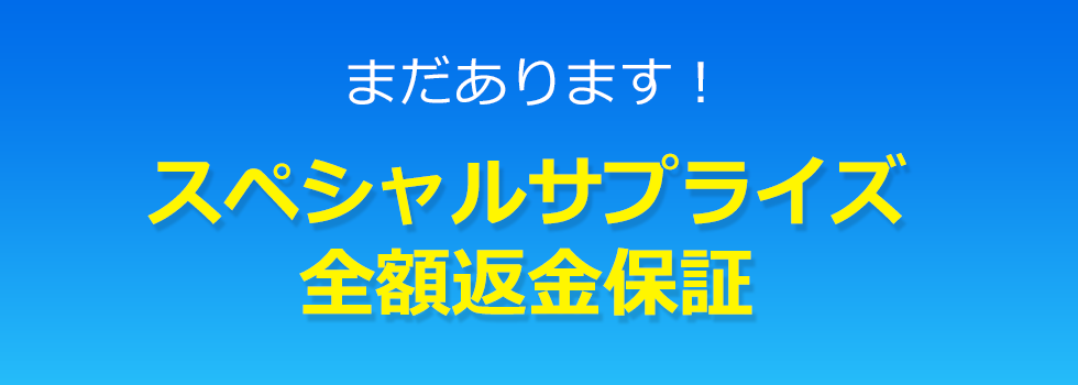 全額返金保証